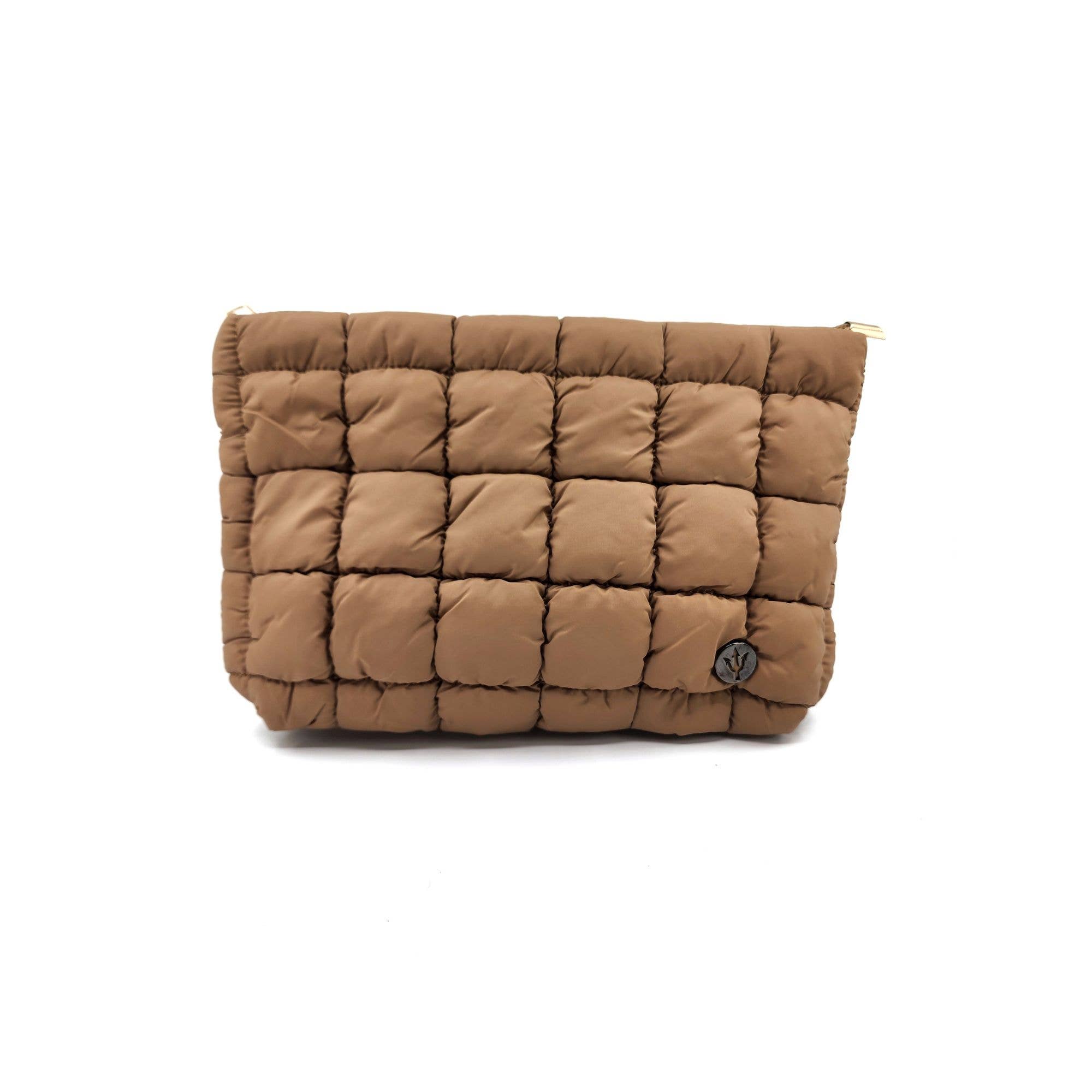 Hatzzi - Vente Trousses de maquillage/cosmétique - Pochette cosmétique zippée en nylon matelassé8