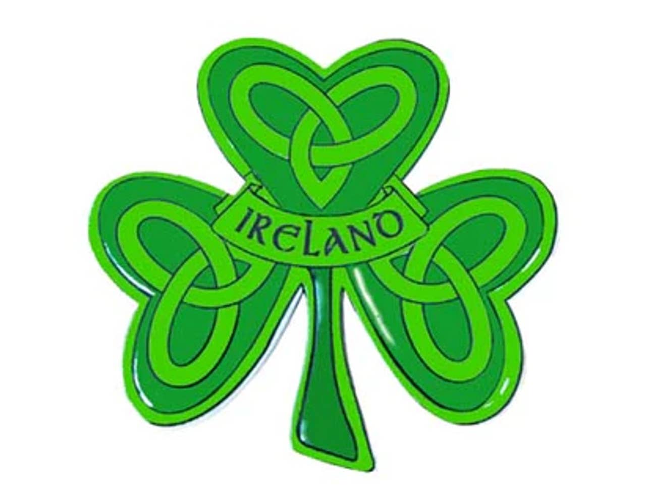 Dublin Gift Company - Wholesale Magnet - Shamrock Irish Fridge Magnet0