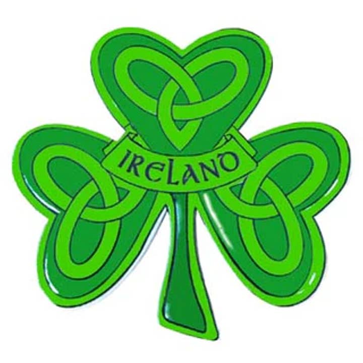 Shamrock Irish koelkastmagneet voor wholesale door Dublin Gift Company