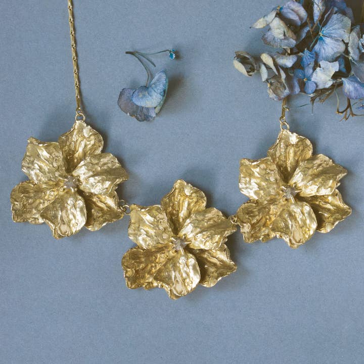 Geranium Necklace for wholesale by Emilie Shapiro Jewelry