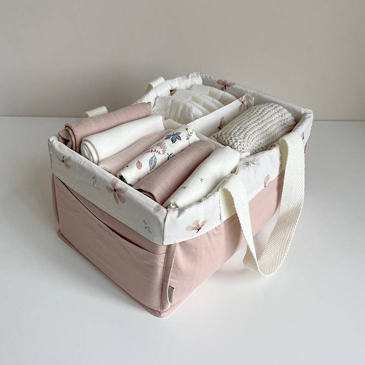 Cam Cam Copenhagen - Wholesale Diaper Caddy - Baby - Diaper Caddy - OCS - Windflower Creme2