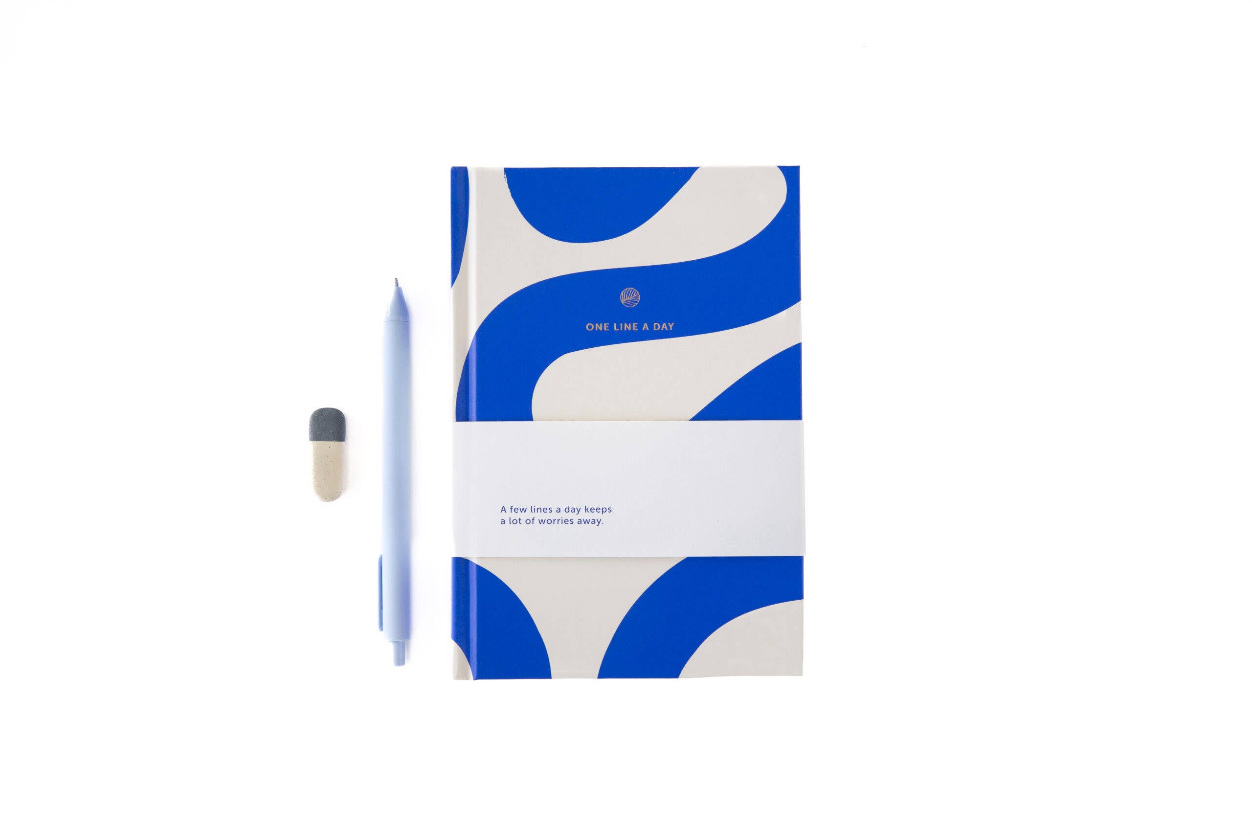 A-Journal Stationery - Wholesale Notebook - A-Journal One line a day - flow blue2