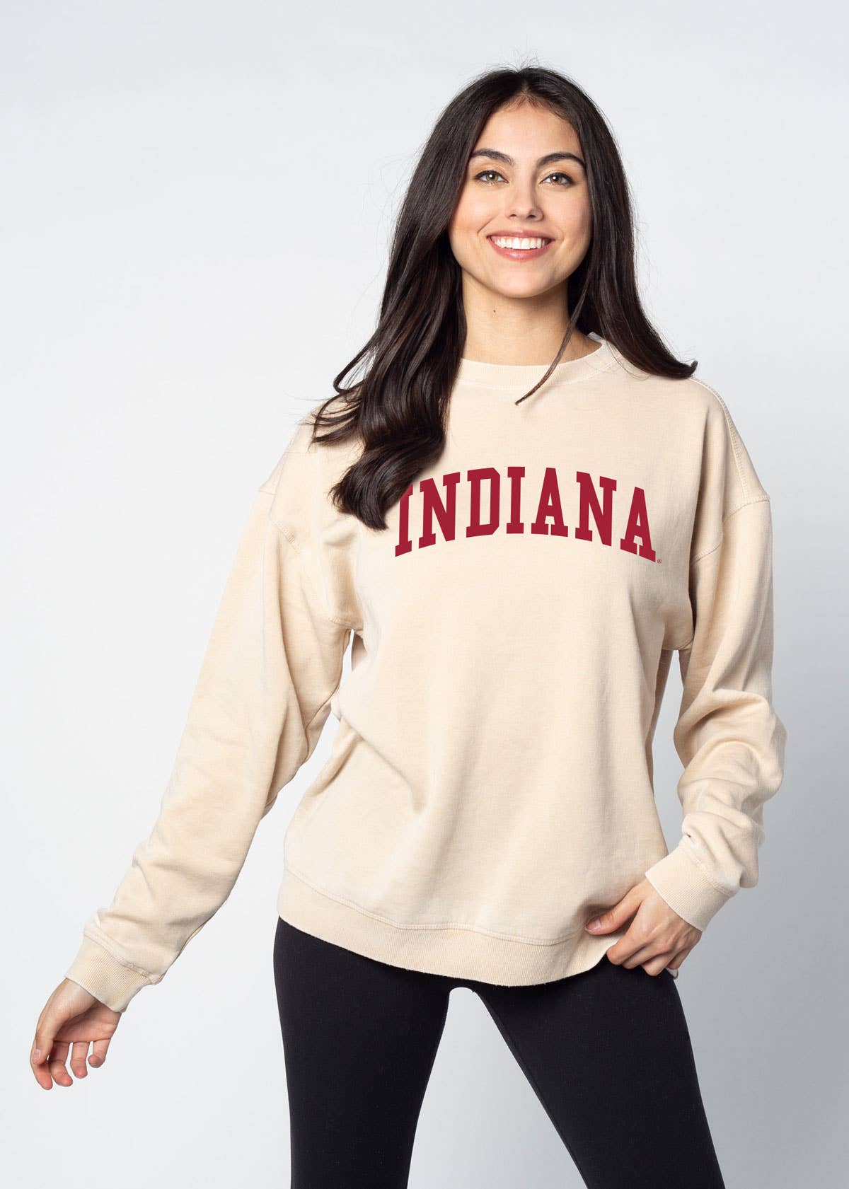 chicka-d - Venta al por mayor Sudadera estampada - Mujer - Sudadera Big Ten Campus Crew2