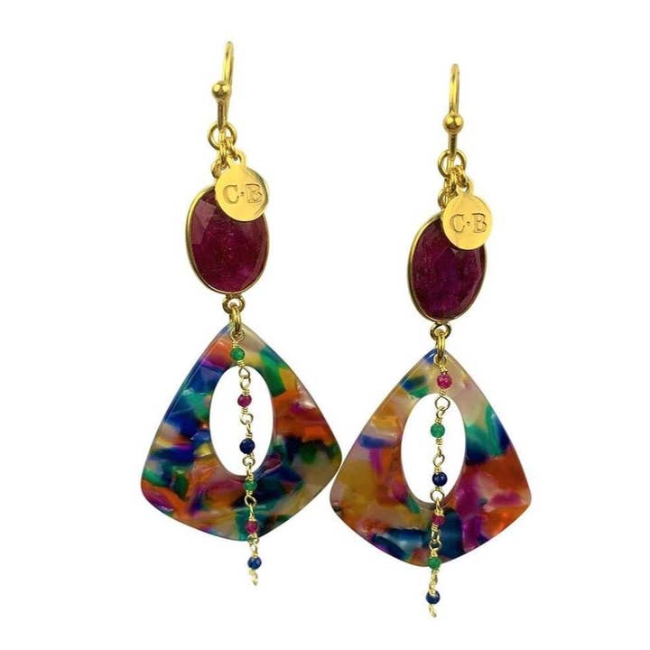 Emilie Earrings for wholesale by CLAIRE BERTEAU