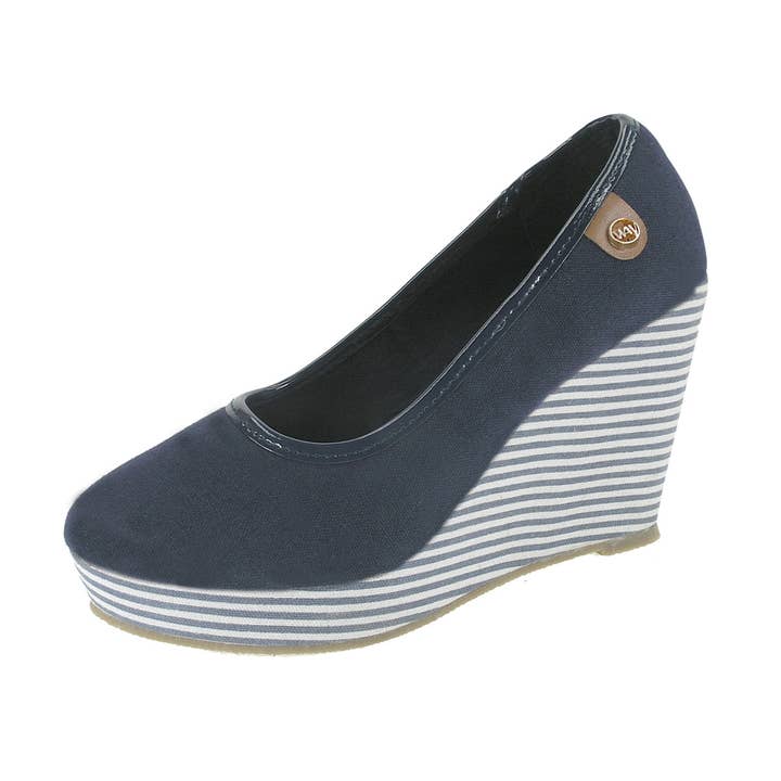 Kvinde Casual Kilesko Blå Beppi-2172300 for engroshandel hos BeShoes Distribuição