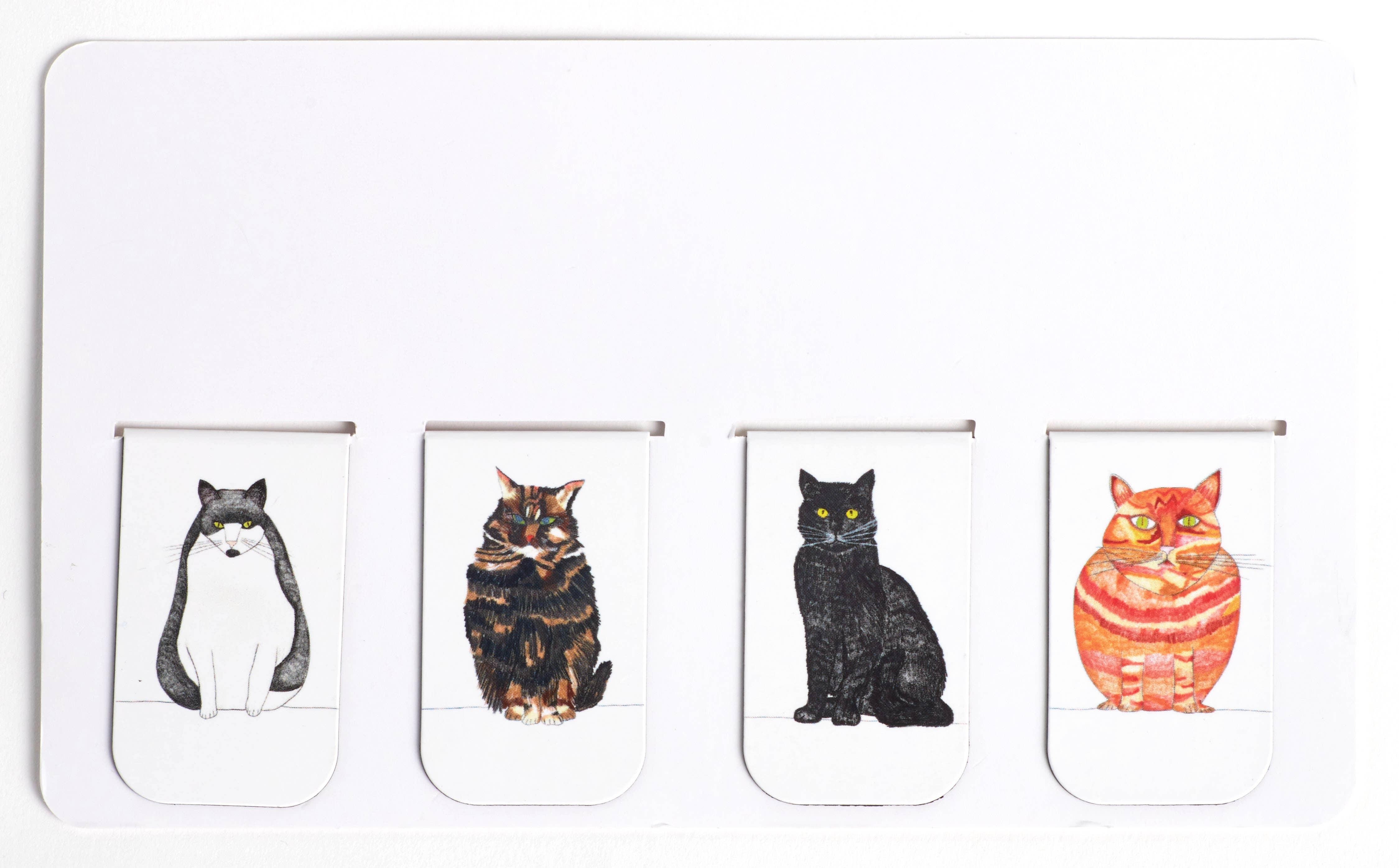 Natchie - Wholesale Bookmark - Cat Cat Magnetic Bookmarks 1