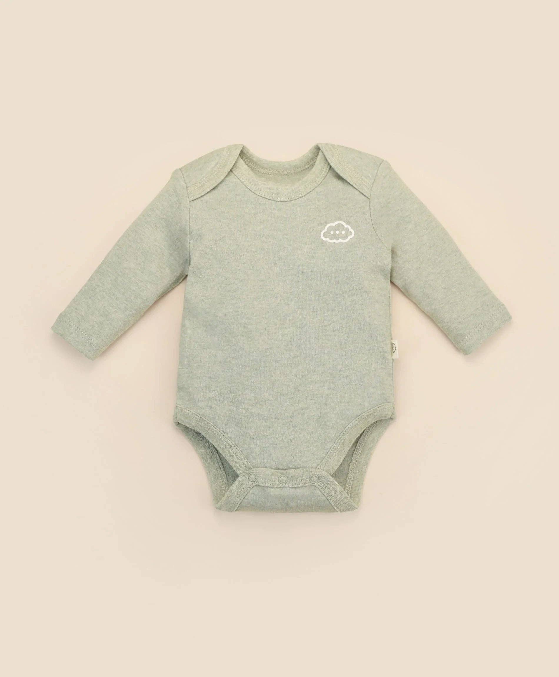 Lūmmi in Colour Babywear – wholesale Clothing set – Baby – Organic Cotton 6PC Essentials Set - Heather Sage Green11