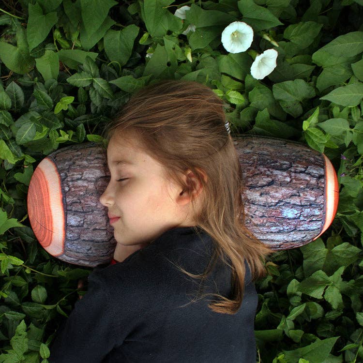 Kikkerland Design Inc - Wholesale Travel Pillow - Log Head Rest2