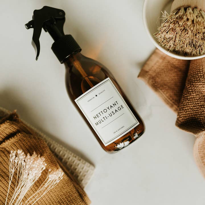 Les Flacons de l’Apothicaire – Frasco de spray por atacado – Frasco âmbar multiuso para limpeza6