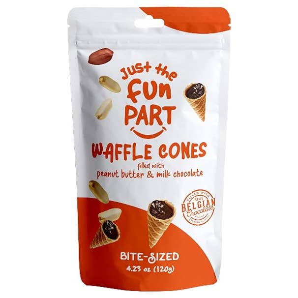 Just the Fun Part - Wholesale Chocolate Covered Sweets - Just The Fun Part - Peanut Butter & Milk Chocolate 4.23oz