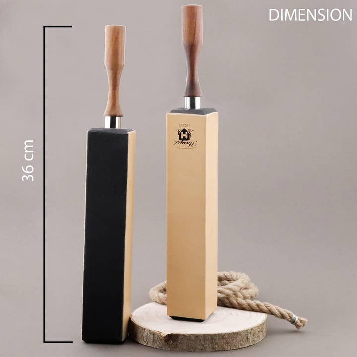 Haryali London - Wholesale Razor Strop - Leather Strop - Paddle Strop - 4 sided Honing Tool - Straight Razor Strop