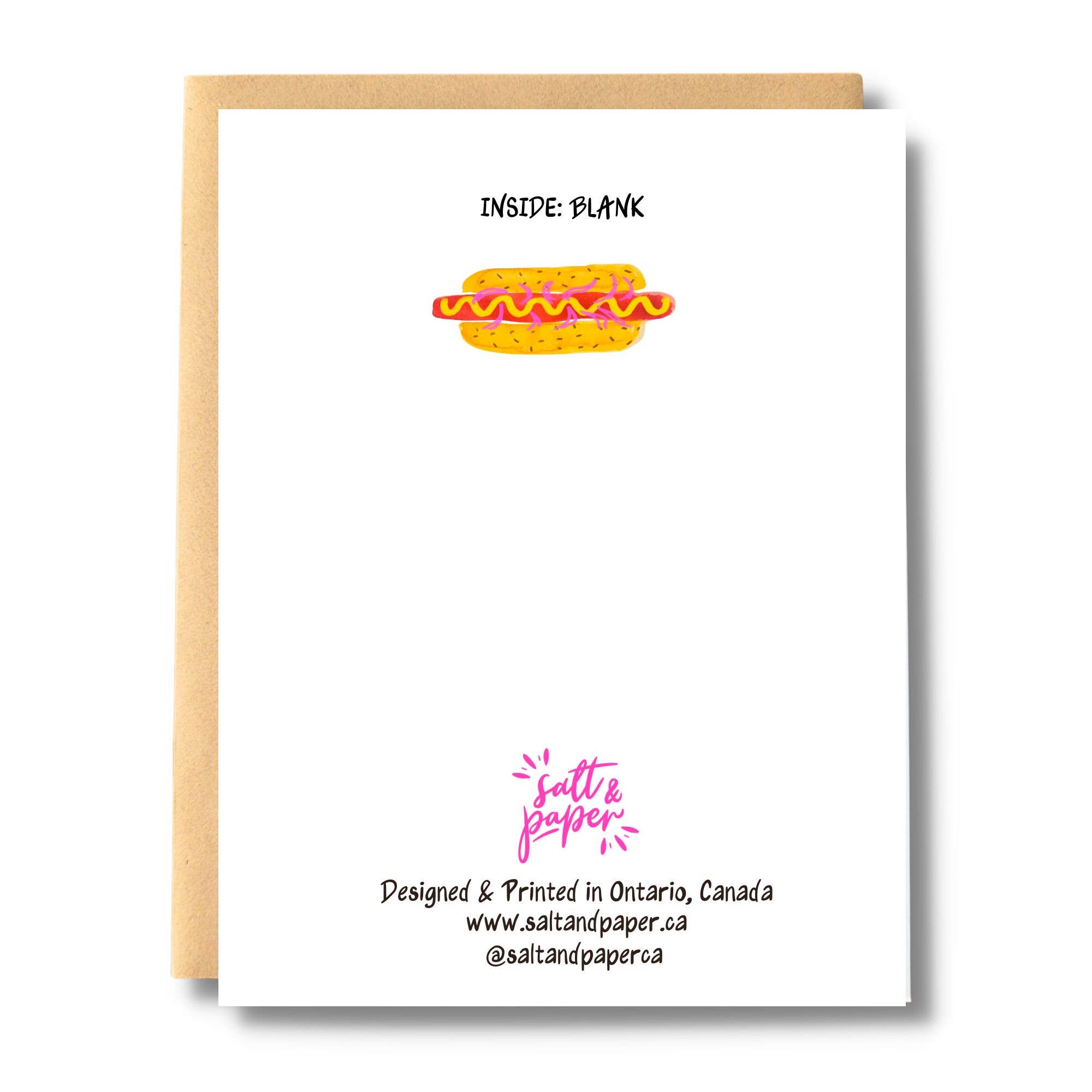 Salt & Paper - Wholesale Birthday Card - Hot Dog It's Your Birthday Card1