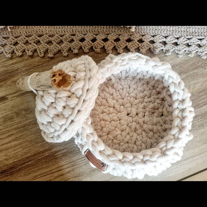 Naturalmarjory - Vente Décorations de table - Bonbonniere crochet