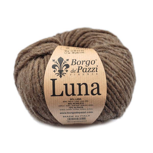 Borgo de' Pazzi - Firenze – Fio por atacado – Luna - Fio de lã multiuso em pacote com 10 novelos de 50 g15