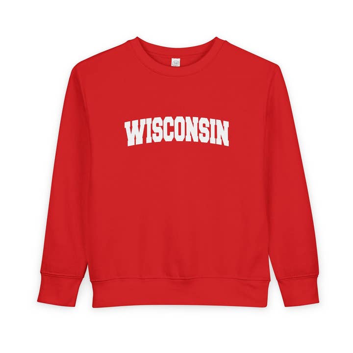 Sweat-shirt pour tout-petit du Wisconsin pour la vente par Hey Mountains
