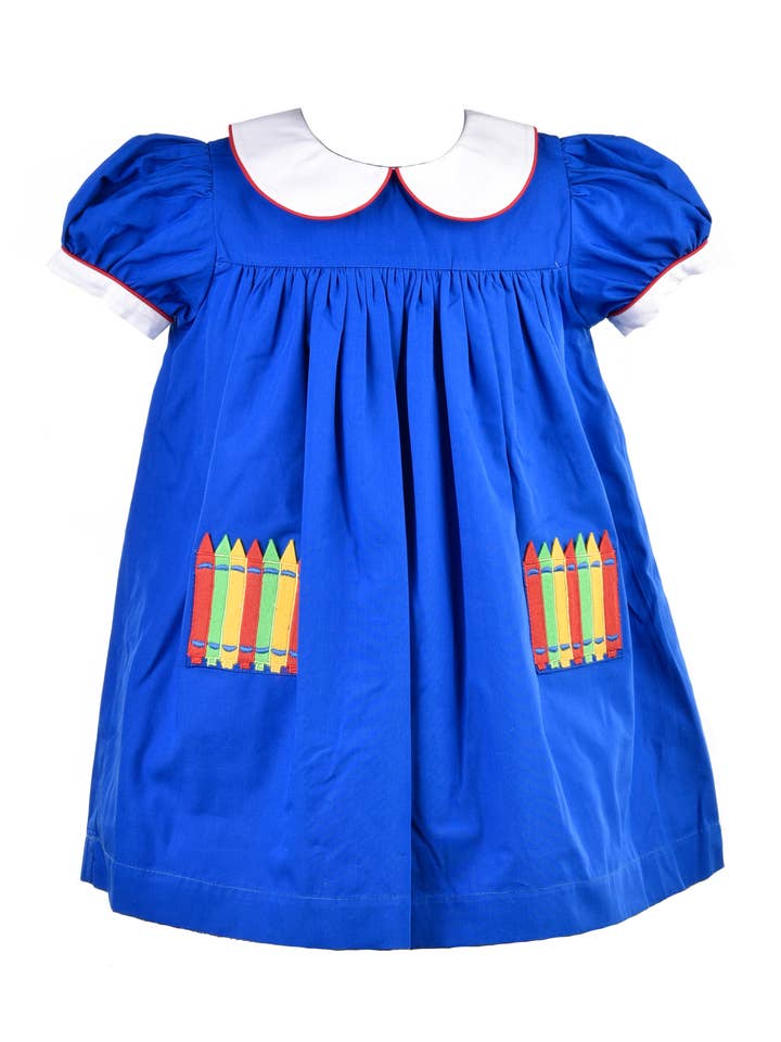 Pocket Crayon imperium klänning för wholesale av Cotton Kids