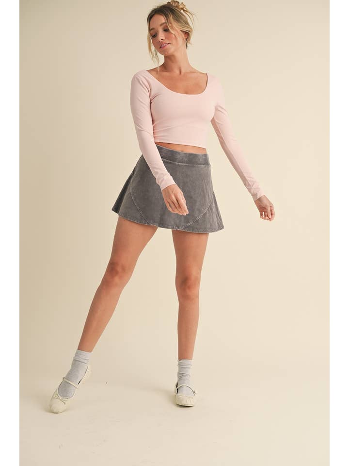 KIMBERLY C - Wholesale Athletic Top - Women's - Twist Back Long Sleeve Top5