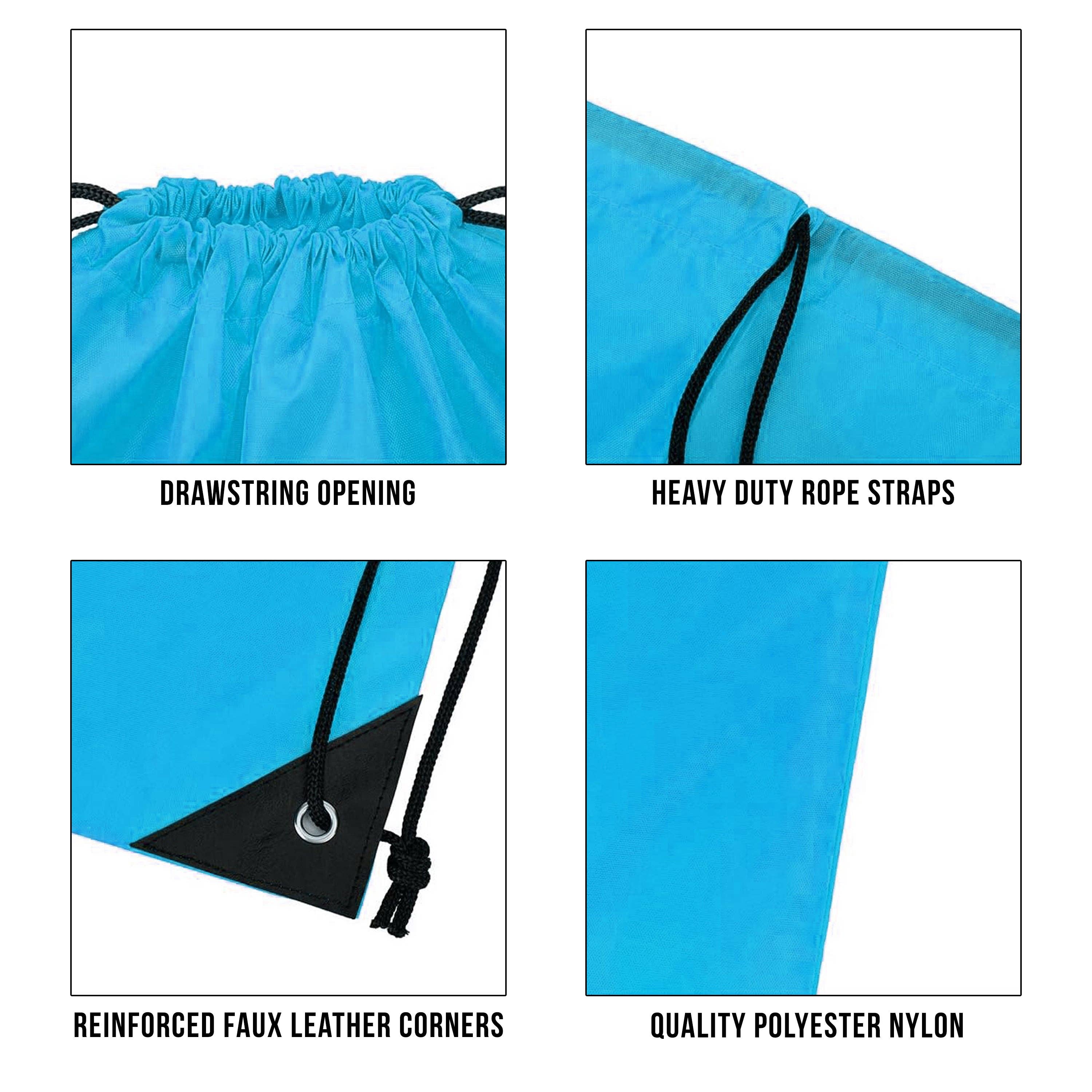 Hogg Outfitters - Wholesale Drawstring Bag - Unisex - NYLON DRAW STRING BAG (40 PACK)3