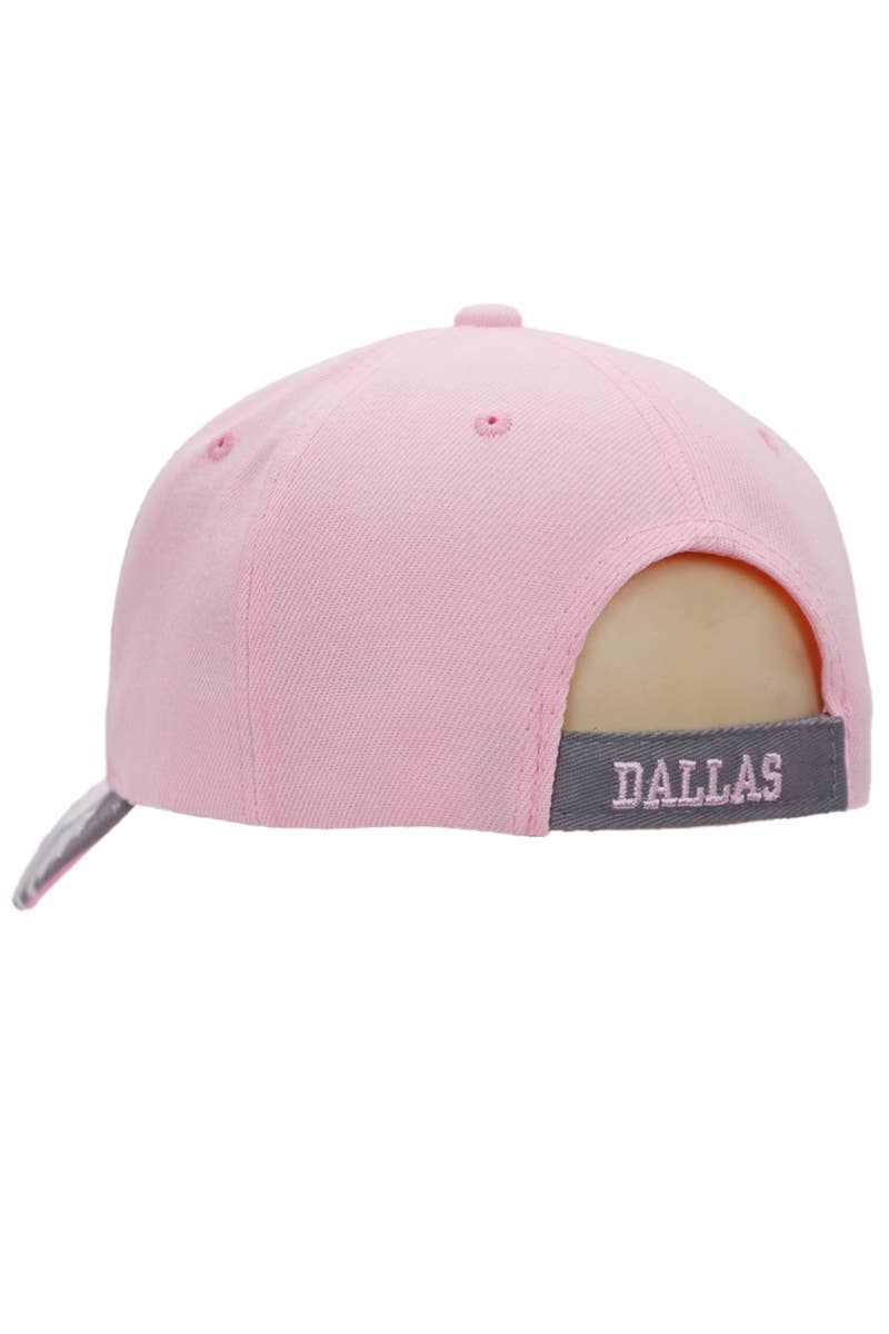 Cap Zone - Wholesale Baseball Cap - Unisex - Dallas Logo Embroidered Twill Acrylic Baseball Cap14