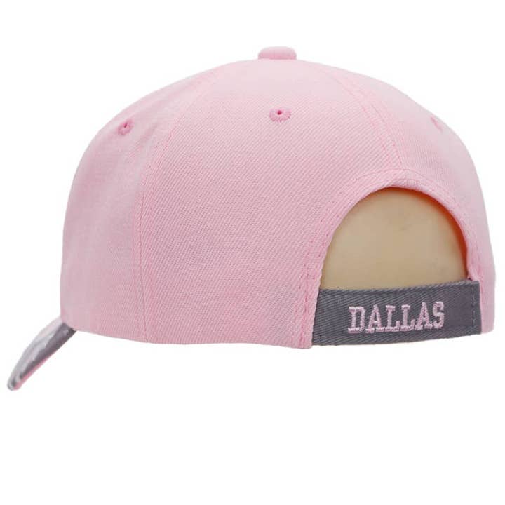 Cap Zone – Engroshandel Baseballkasket - Unisex – Dallas Logo broderet twill akryl baseballkasket14