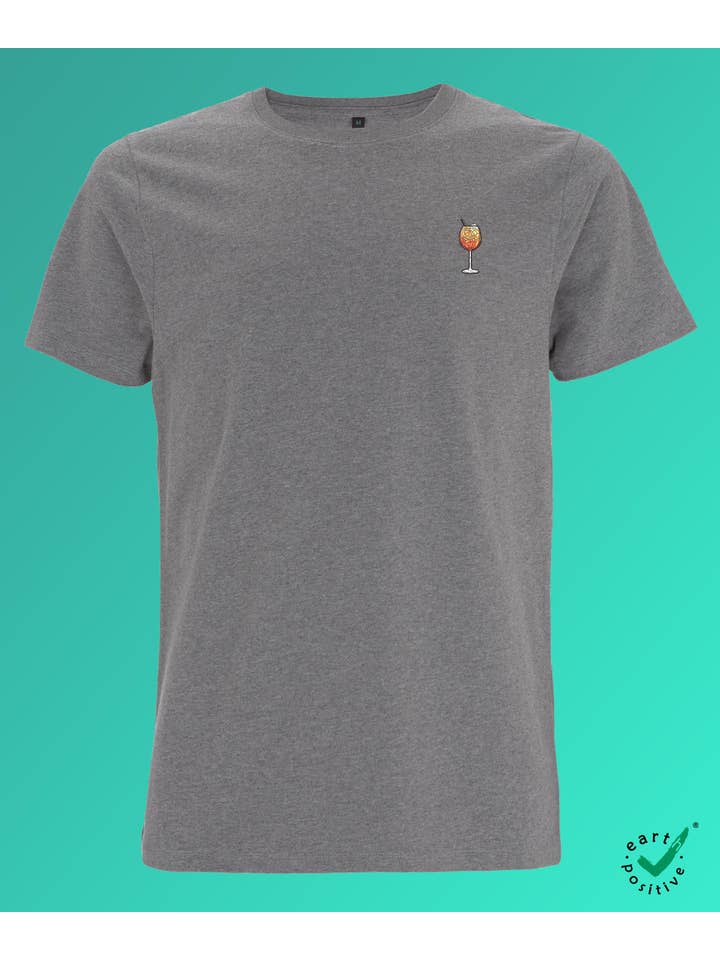 Fashion Drinks - Wholesale T-Shirt - Men's - Spritz | Embroidered unisex organic cotton t-shirt9