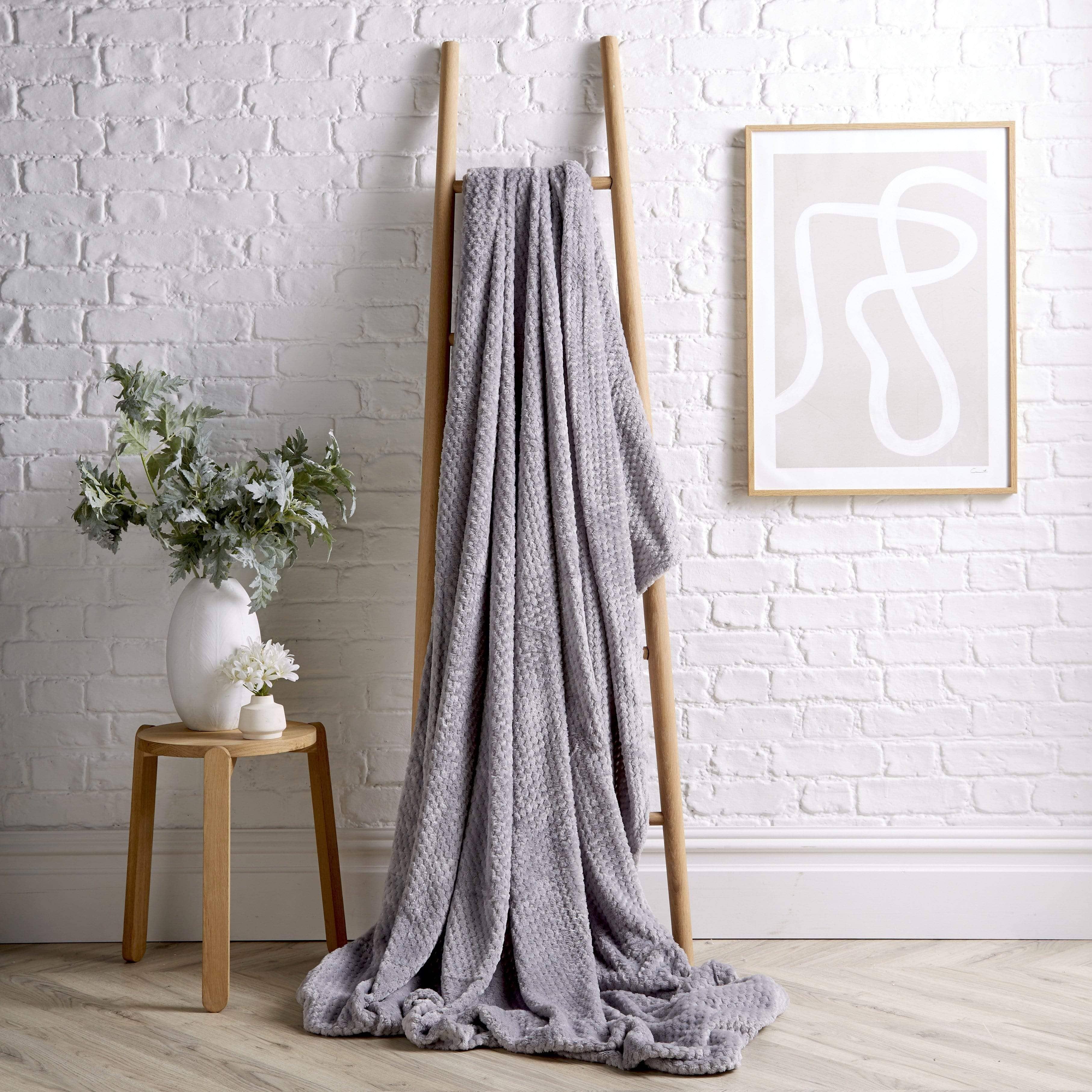 LOOMWORKS LTD – wholesale Throw blanket – Cloud Honeycomb Throw6