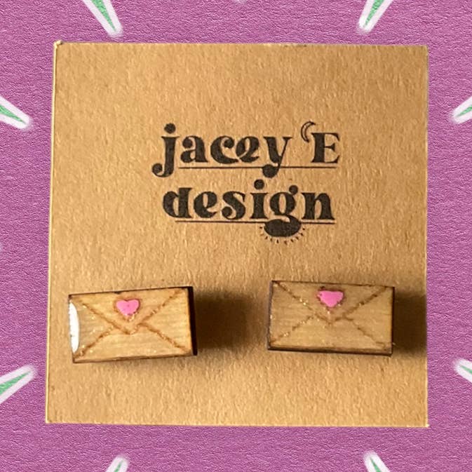 Clous peints avec lettre d'amour pour la Saint-Valentin pour la vente par Jacey e Design