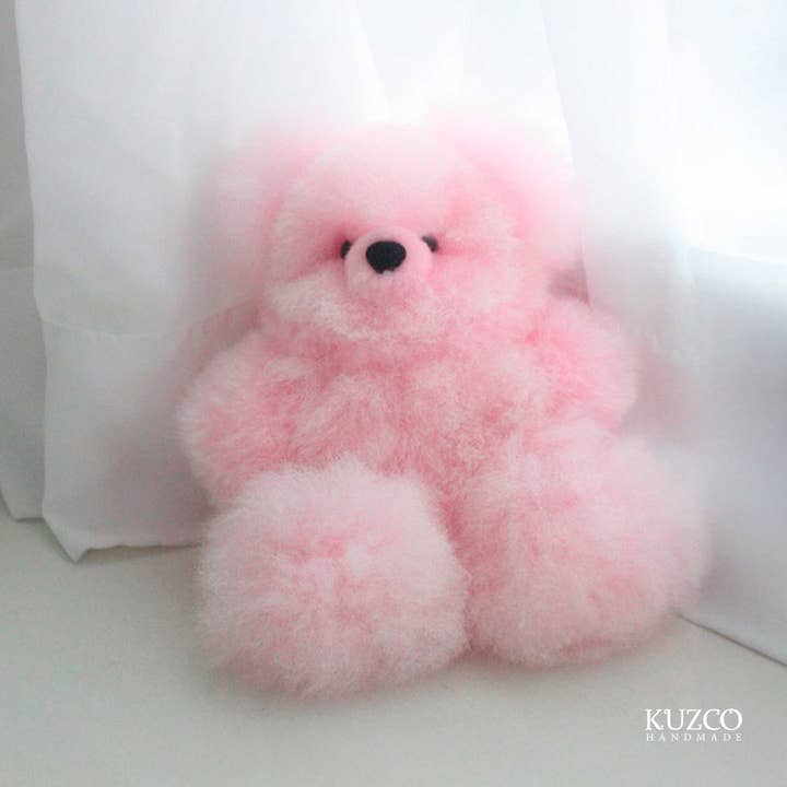 KuzcoHandmade - Wholesale Stuffed/plush toy – Kids & baby - 14" Handmade Alpaca Teddy Bear – Baby Alpaca Fur, Soft & Cud12