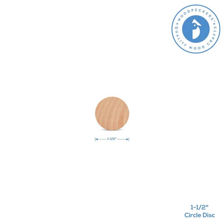 Woodpeckers Crafts - Wholesale Cutouts - Wood Circles5