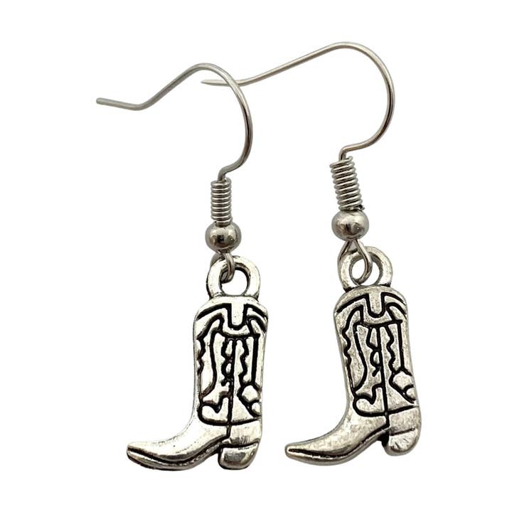 Cowboy Boots Earrings - Country Western Music Nashville Jewelry for wholesale by Our Little Charms