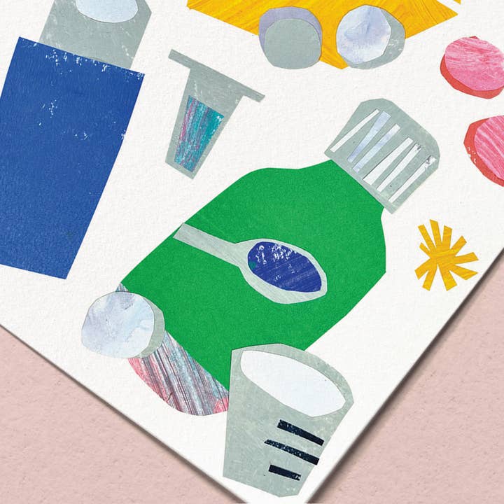 Banana on Cat - Wholesale Everyday greeting card - Sick Sick Sick greeting card3