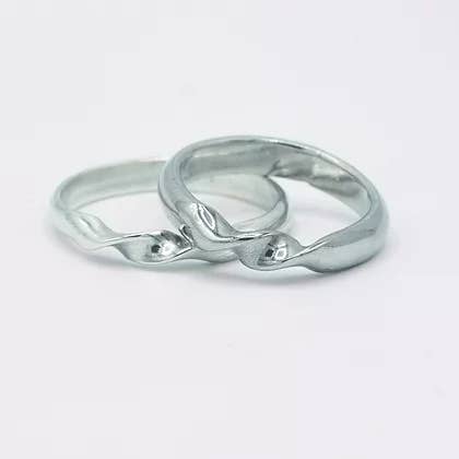 Morgan Lou - Wholesale Band/Stacked Ring - Ariette silver ring2