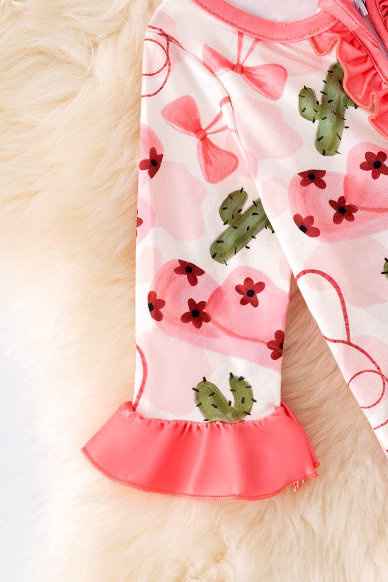 Kids Charm Online - Vente Barboteuse – bébé - Cactus occidental imprimé sur body pour bébé. RPG52266 AMY1
