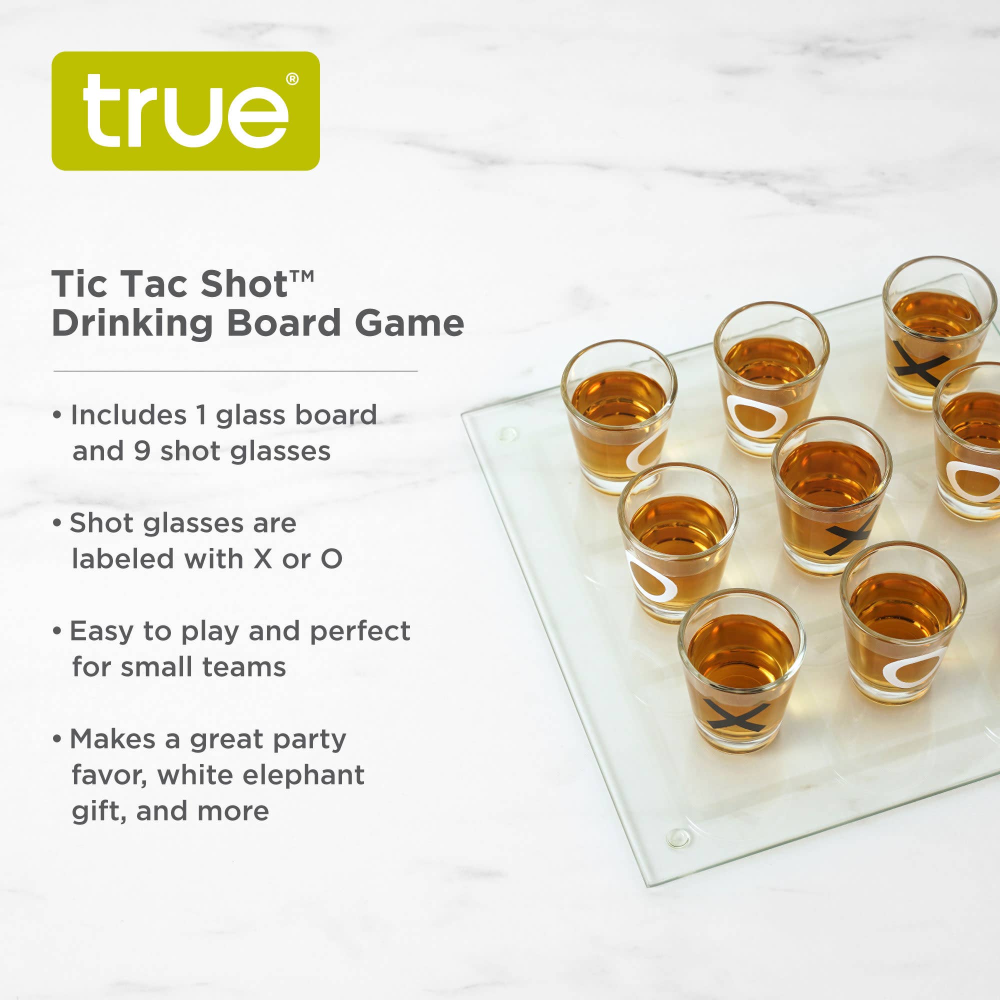 TRUE - Wholesale Board Game - Tic Tac Shot Shot Drinking Board Game4