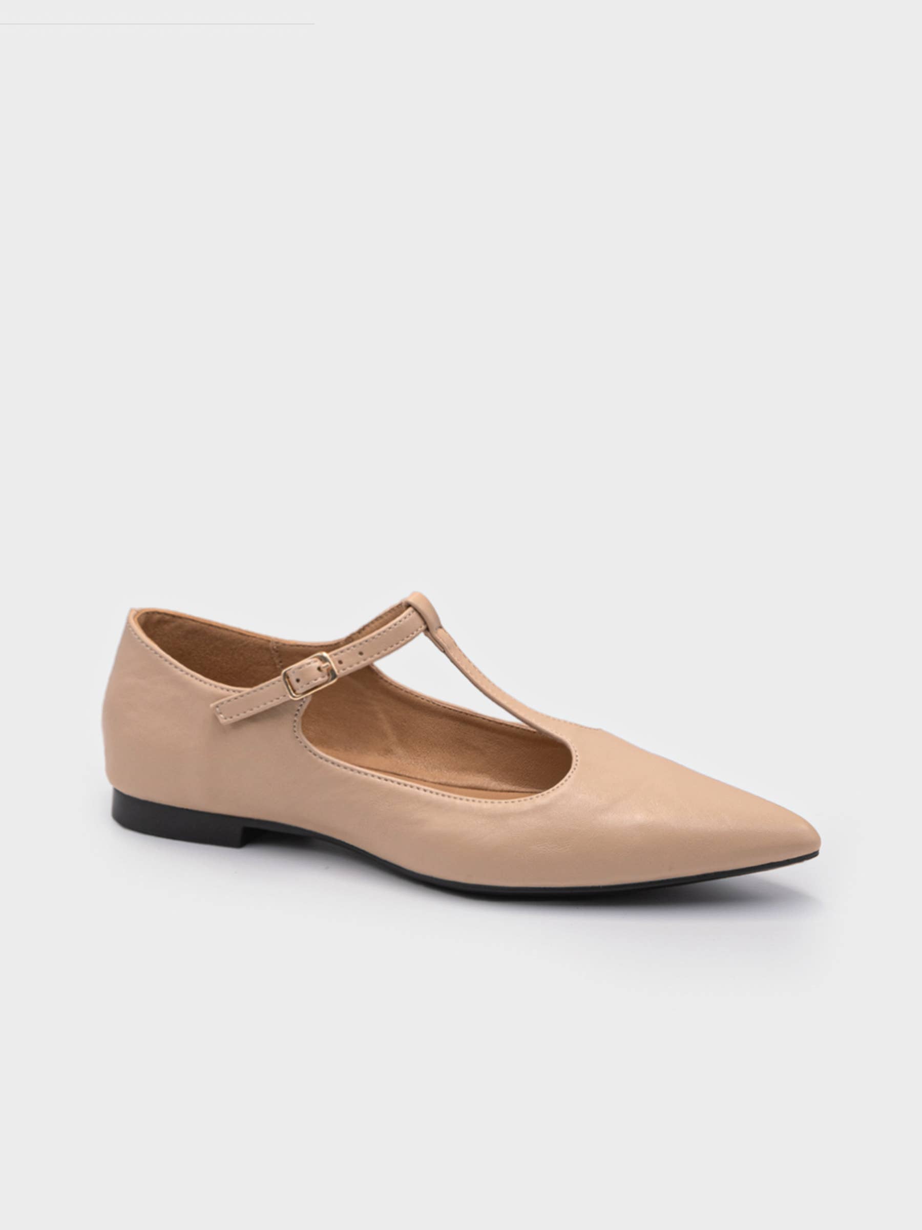 CEREZA - Wholesale Flats - Women's - Women Pointed Toe T-Strap Flats Ballet Flats0