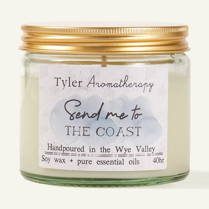 The Coast - soy essential oil candle for wholesale by Tyler Aromatherapy