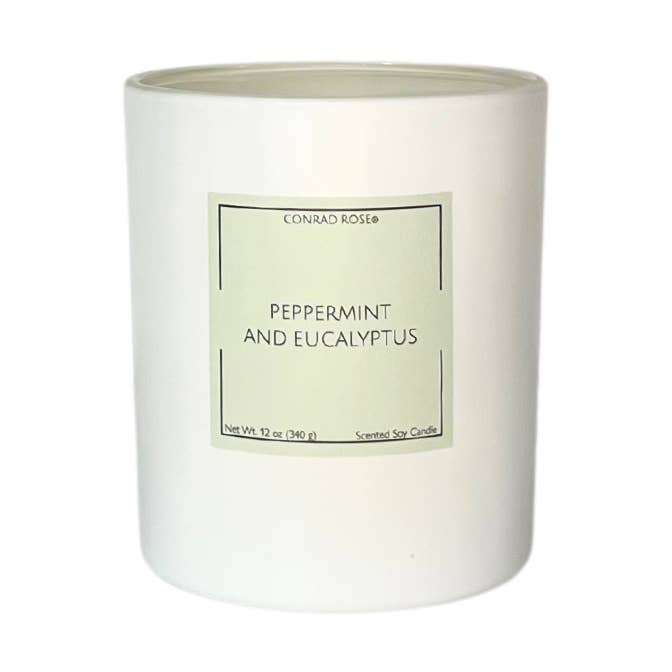 Candela a 2 stoppini alla menta piperita e eucalipto per la vendita all'ingrosso da parte di Conrad Rose