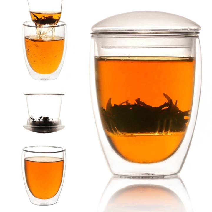 Teapro - Vendita all'ingrosso Teiere - Infusore in vetro Teapro da 350 ml per tè sfuso | Teiera per uno