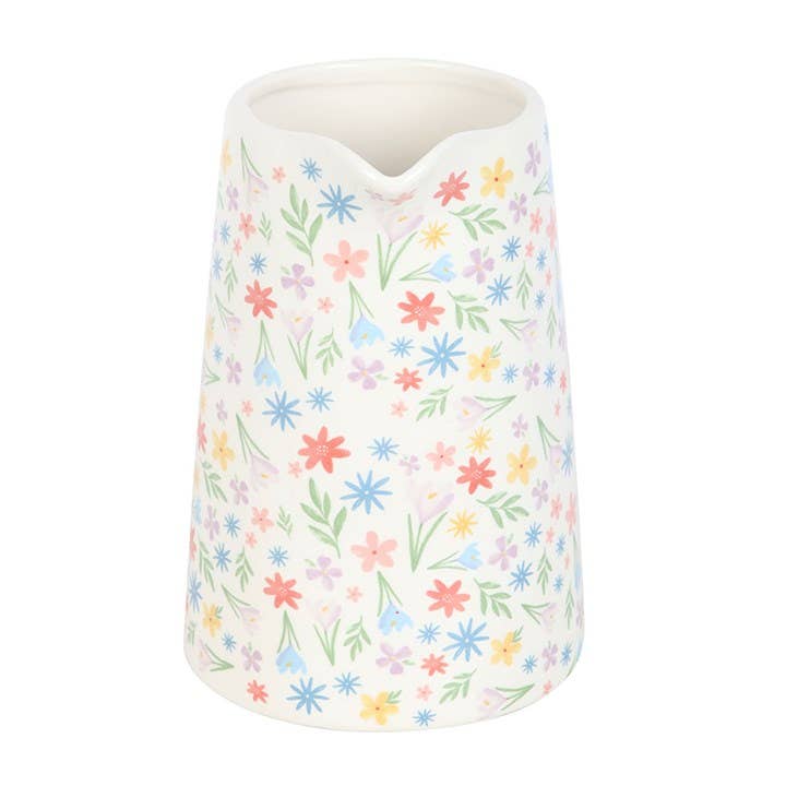 Something Different Wholesale – wholesale Jug – Spring Floral Print Ceramic Flower Jug4