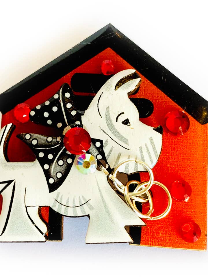 Westie-Hund-Statement-Brosche Retro-Brosche Hundegeschenke Neuheit für den Großhandel von Rosie Rose Parker