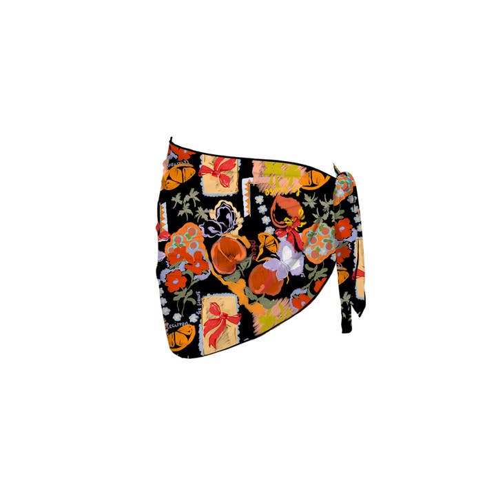 Black Fruit Garden Party Coverup for wholesale on Faire