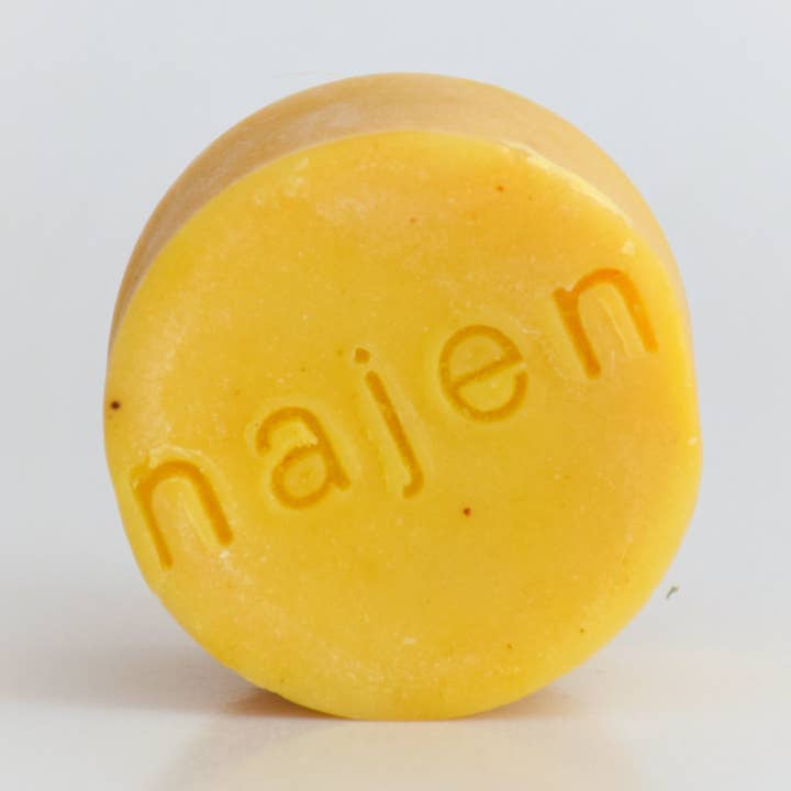 Balanserande fast schampo med kryddigt orange, oljigt hår för wholesale av najen nature