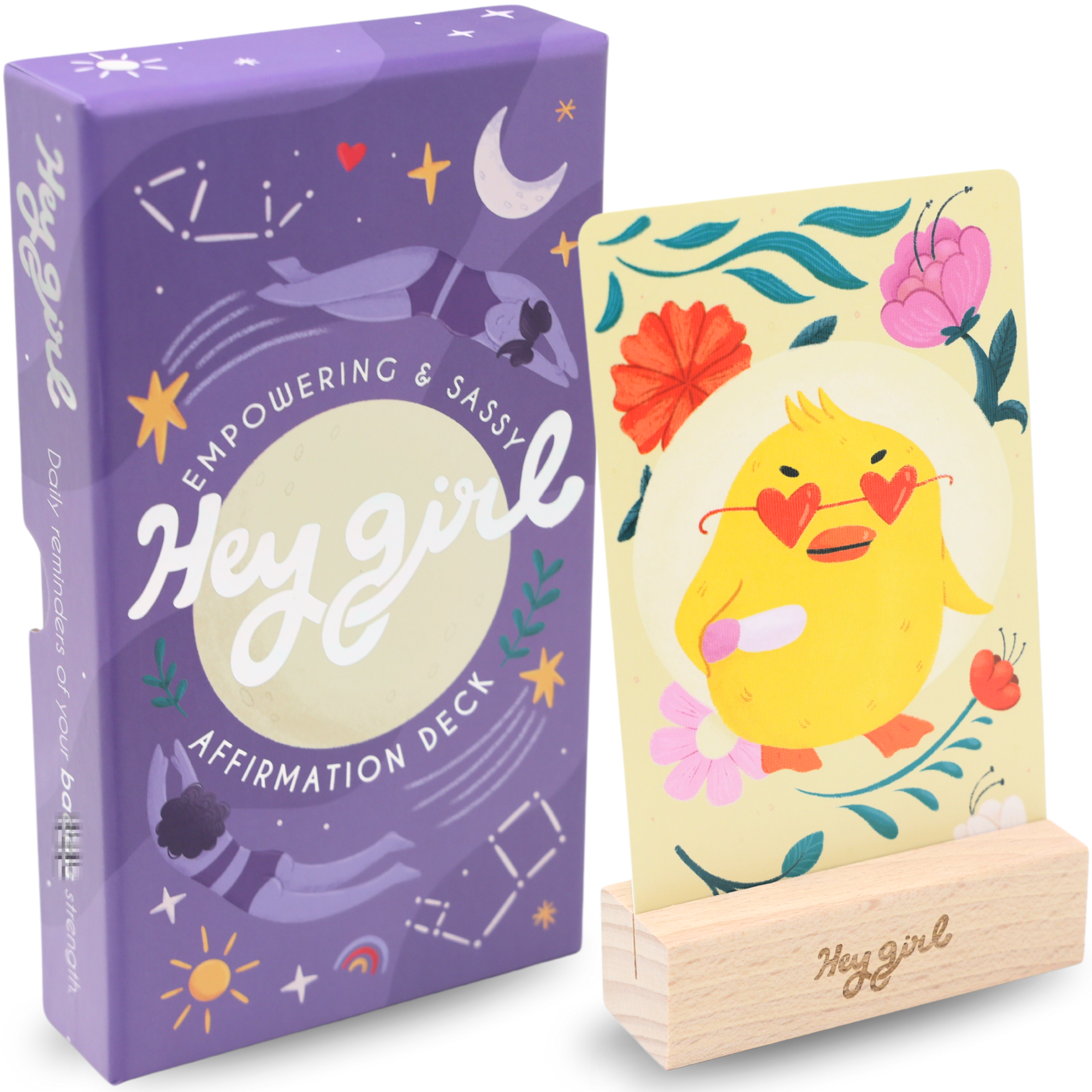 Sleazy Greetings - Wholesale Tarot Cards - Hey Girl 60 Sassy Affirmation Cards for Empowering Women2