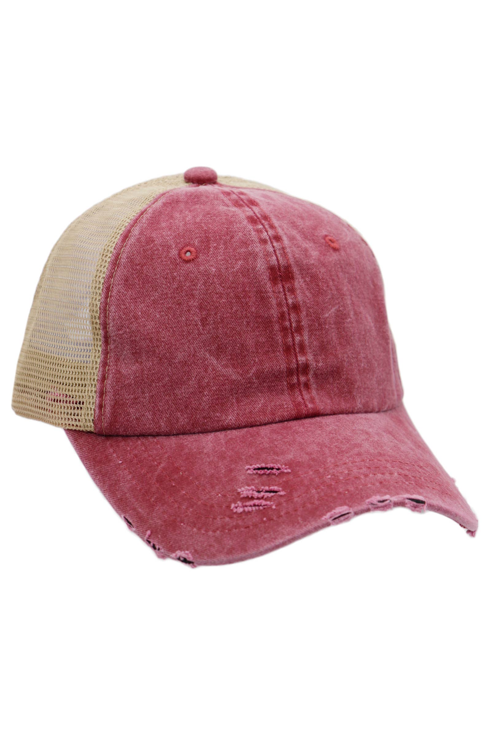 Cap Zone - Vente Casquette de camionneur – unisexe - Casquette de camionneur non structurée teinte en vêtement délavé bicolore9