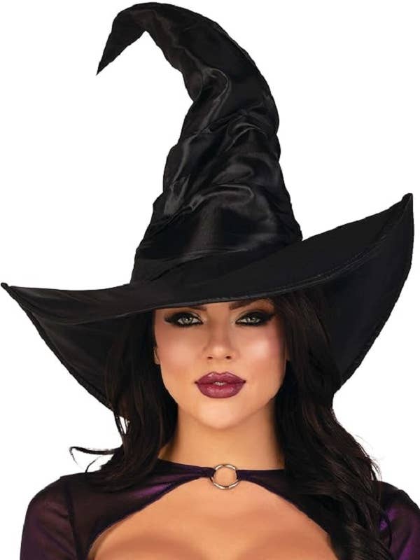 Envy Body Shop – wholesale Costume – Women's – Large Ruched Witch Hat Costume Accessory