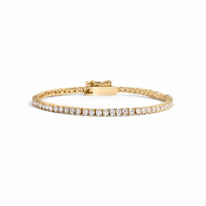 Bracelet de tennis avec fermoir pour la vente par Sami Jewels
