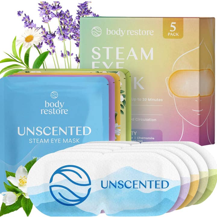 Best Beauty Group - Wholesale Sleep/Eye Mask - BODY RESTORE Steam Eye Mask Spa Relax Five Packs or Single7
