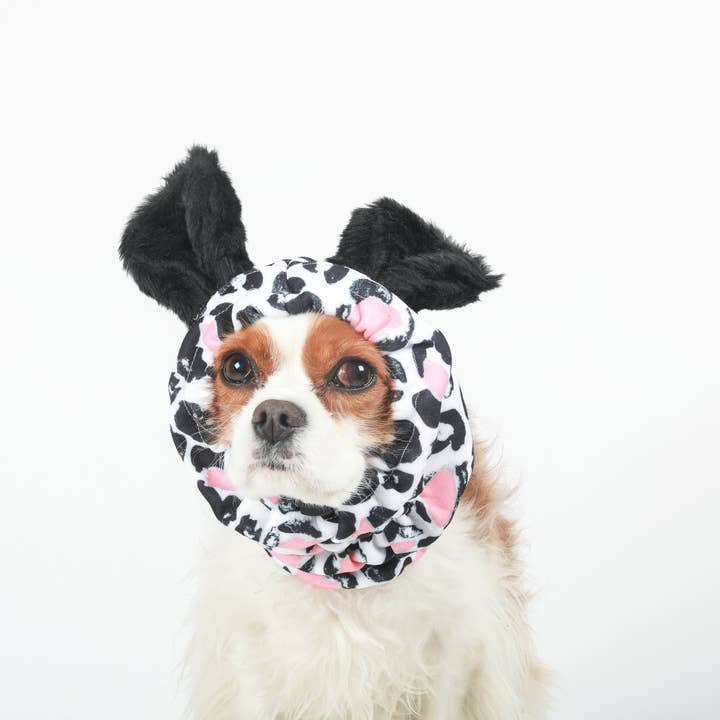 Cavology - Wholesale Honden Snood - Hond - SNOOD VOOR HONDEN MET LANGE OREN (Pink Leopard)
