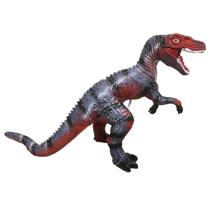 Velociraptor 17" Vinyl Dinosaur Figurine with Sound Effects for wholesale by Texas Toy Distribution