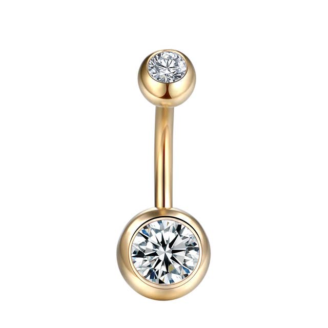 Gemscape UK - Wholesale Single Earring - Simple Piercing Jewellery: Body Piercing with rhinestones5